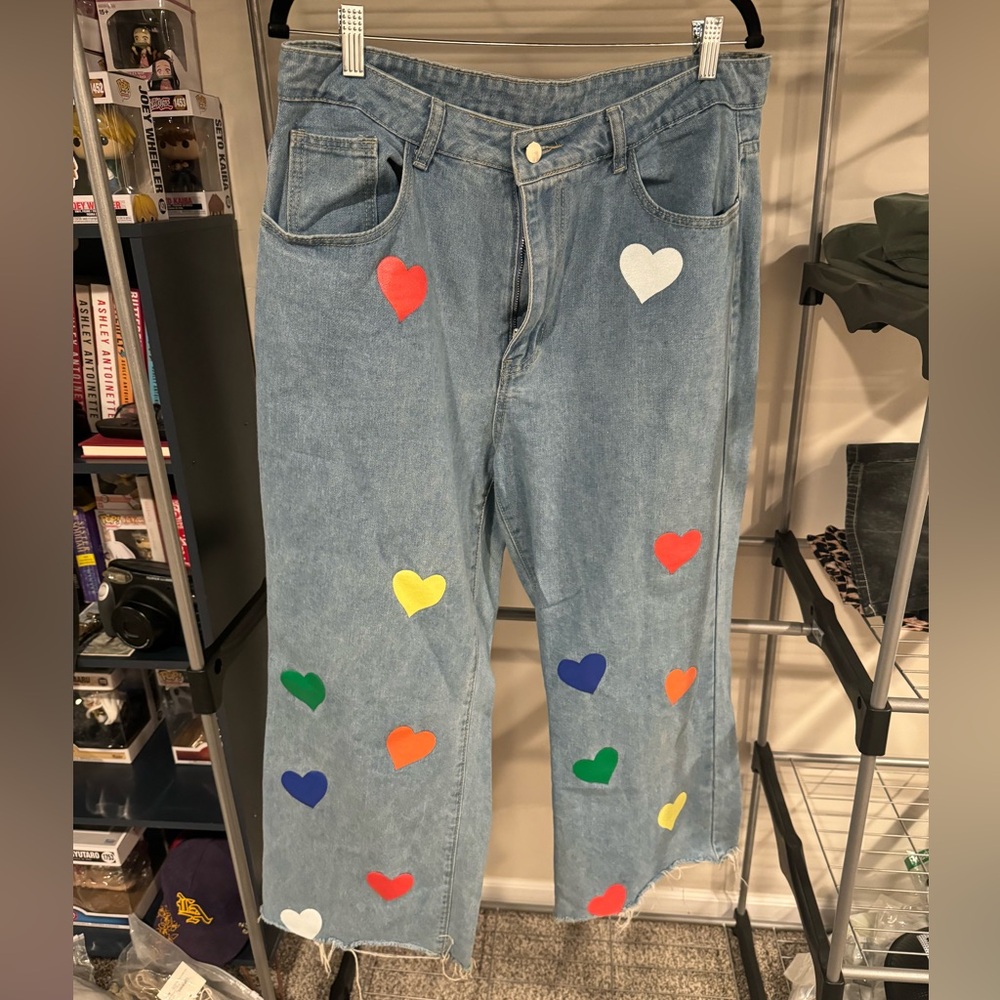Heart Flare Jeans
